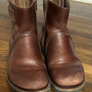 Birkenstock Dark Brown Leather Boots